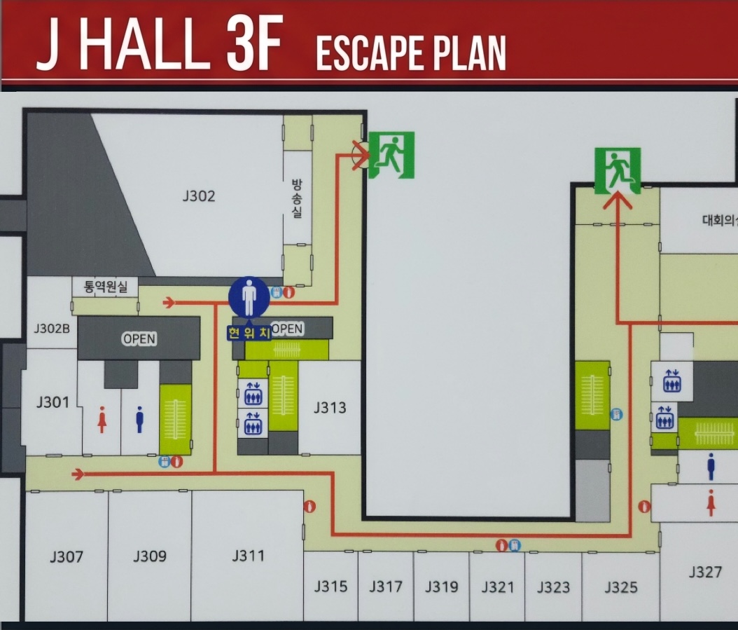 J Hall 3F floor plan